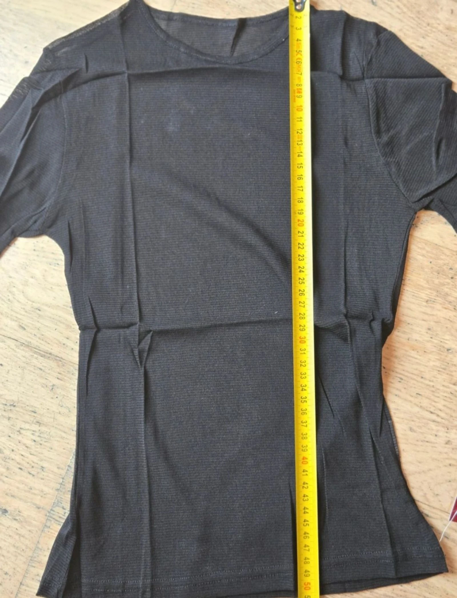 🌿 Lot de 3 tee-shirts en nylon transparent noir – photo 6